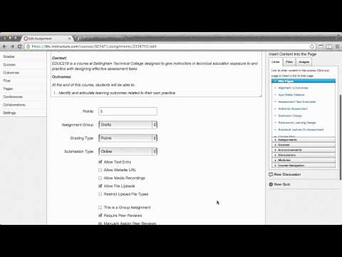 Peer Reviews in an Online Course