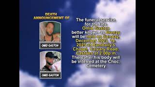Omid Gaston ~ Short Obituary