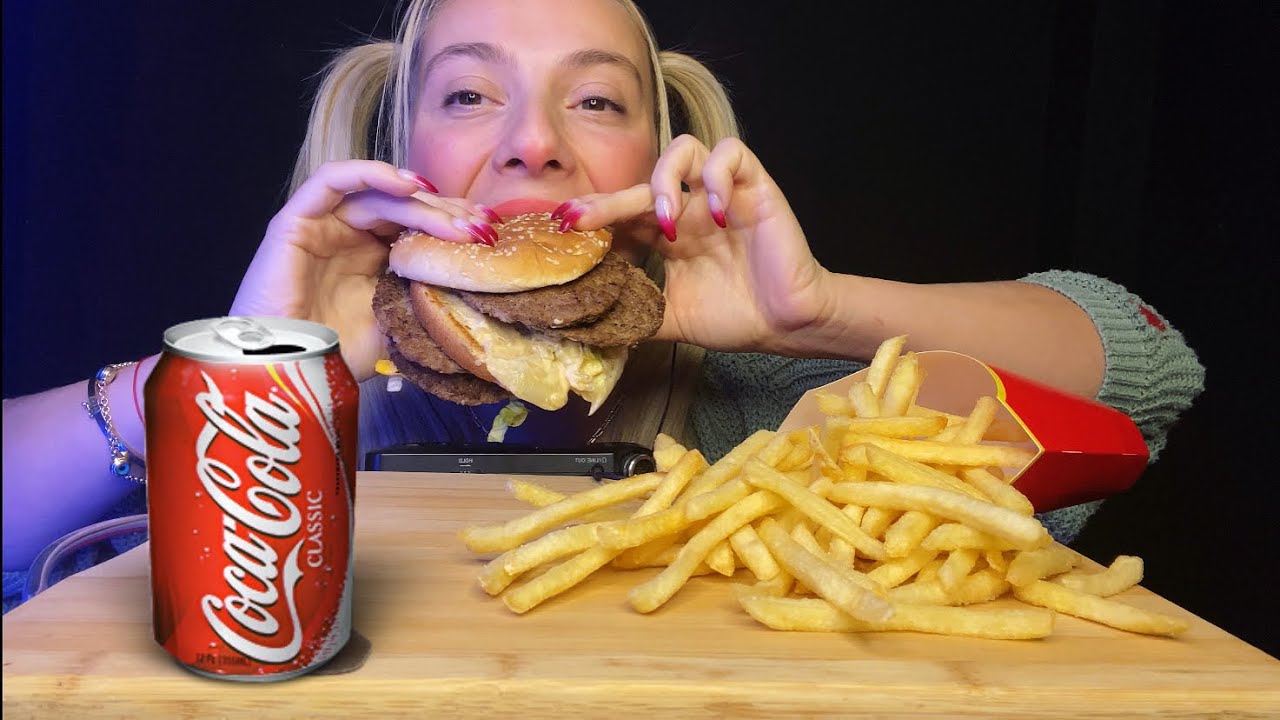 DUBLE BİG MAC MENÜ MUKBANG | Lisede ilk gün felaketi 🤦🏼‍♀️ #mcdonalds