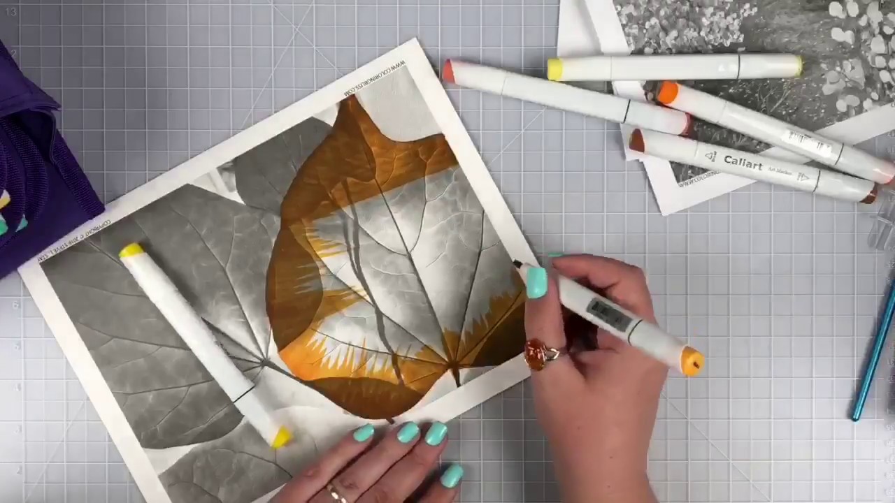 Grayscale coloring...Let’s practice together! (LIVE) coloring pages for adults easy