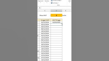 Formula expired date #excel #exceltips #exceltricks
