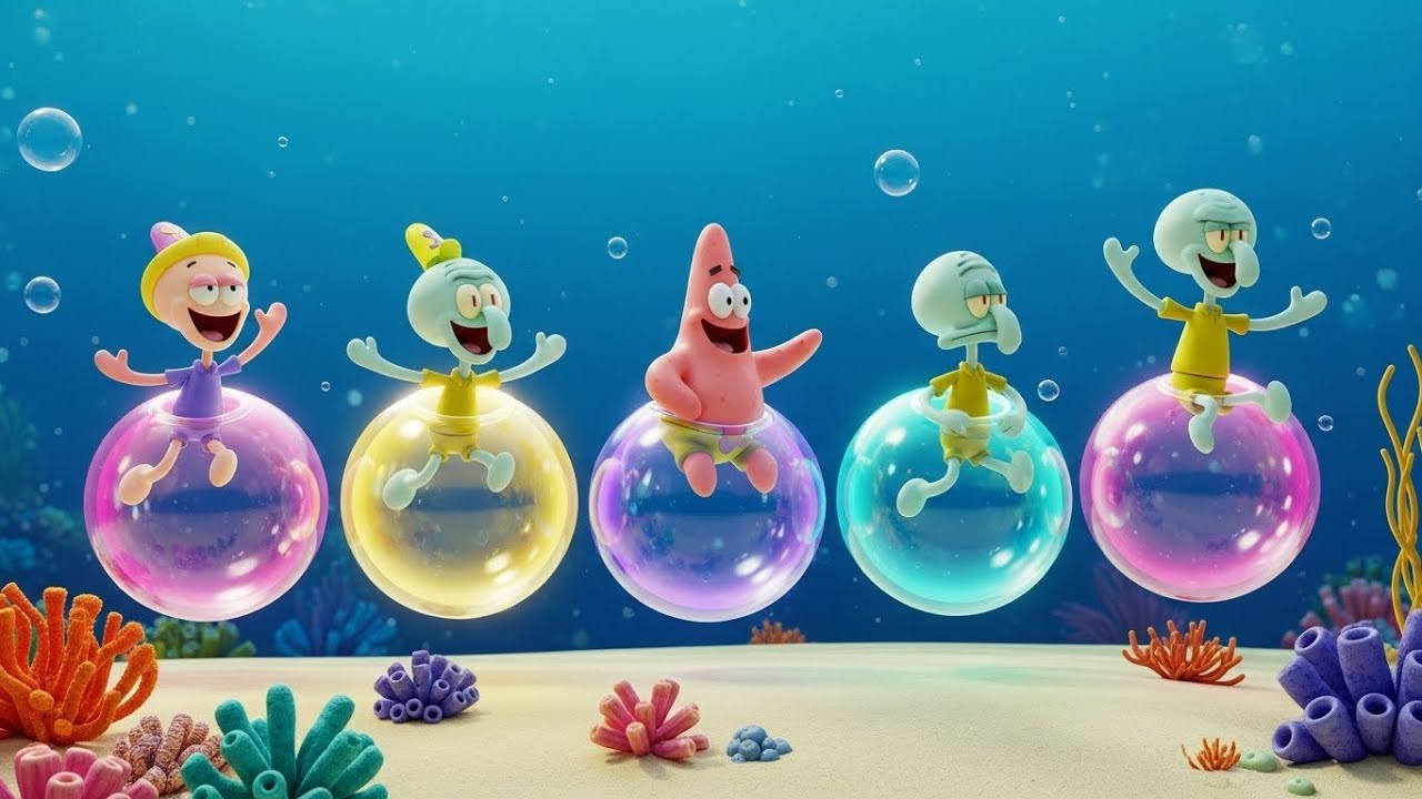 Spongebob Rode Way SpongeBob Rode a Wobbly Bubble 🧽🫧 | Nursery Rhymes for Kids - YouTube