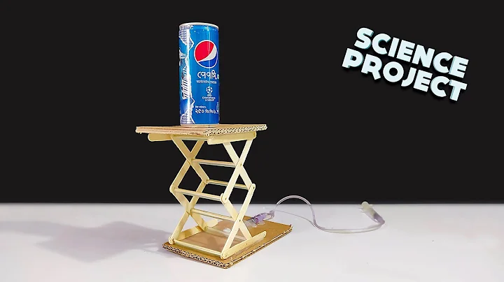 How to Make Hydraulic Powered Robotic Lift Crane from Ice crime Stick | Science Project