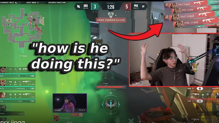 TenZ reacts to PRX Jinggg playing like its ranked PRX vs DRX VCT TOKYO MASTERs