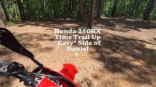 Attempt 2 Daniel Easy Hill climb Honda 250RX Hard DirtBike Trails