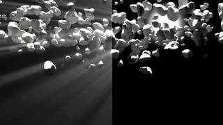 Asteroid Field Fake Volumetric Light Test
