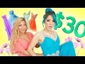 TRYING ON PROM DRESSES UNDER $30!!