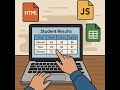 بناء نظام عرض نتائج الطلاب باستخدام HTML وJavaScript وجداول Google Sheets لاصحاب المواقع 
