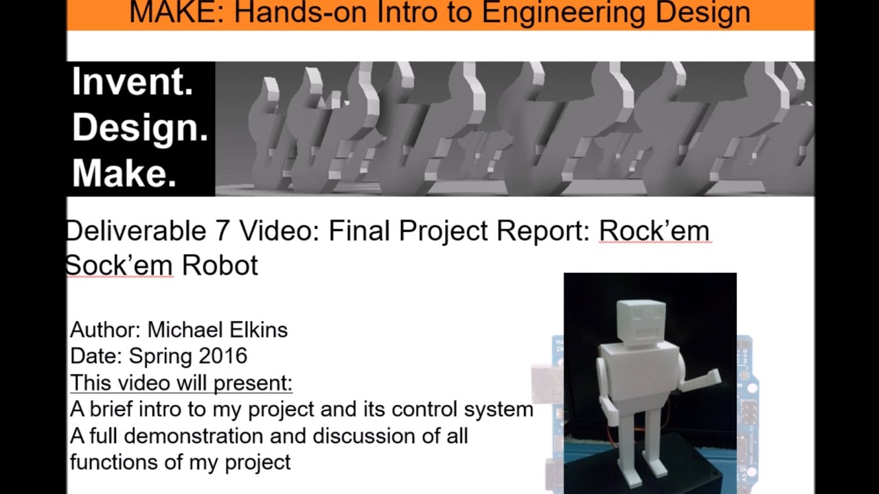 Michael Elkins: Rock'em Sock'em Robot