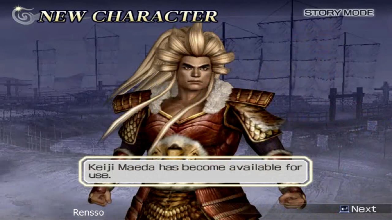 Warriors Orochi - Unlock Keiji Maeda
