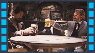 Соглашение в баре за кружкой пива - Джанго освобождённый (фильм 2012) Сцена 1/10