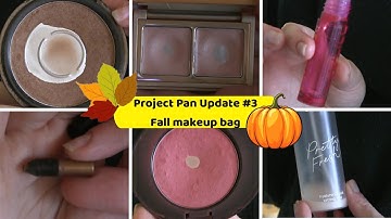 Rolling Style Project Pan 2024 Update #3 | Fall Makeup Basket, Makeup Haul and Makeup Empties