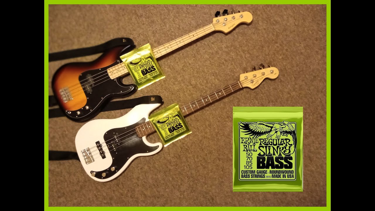 Ernie Ball Regular Slinky Bass strings YouTube