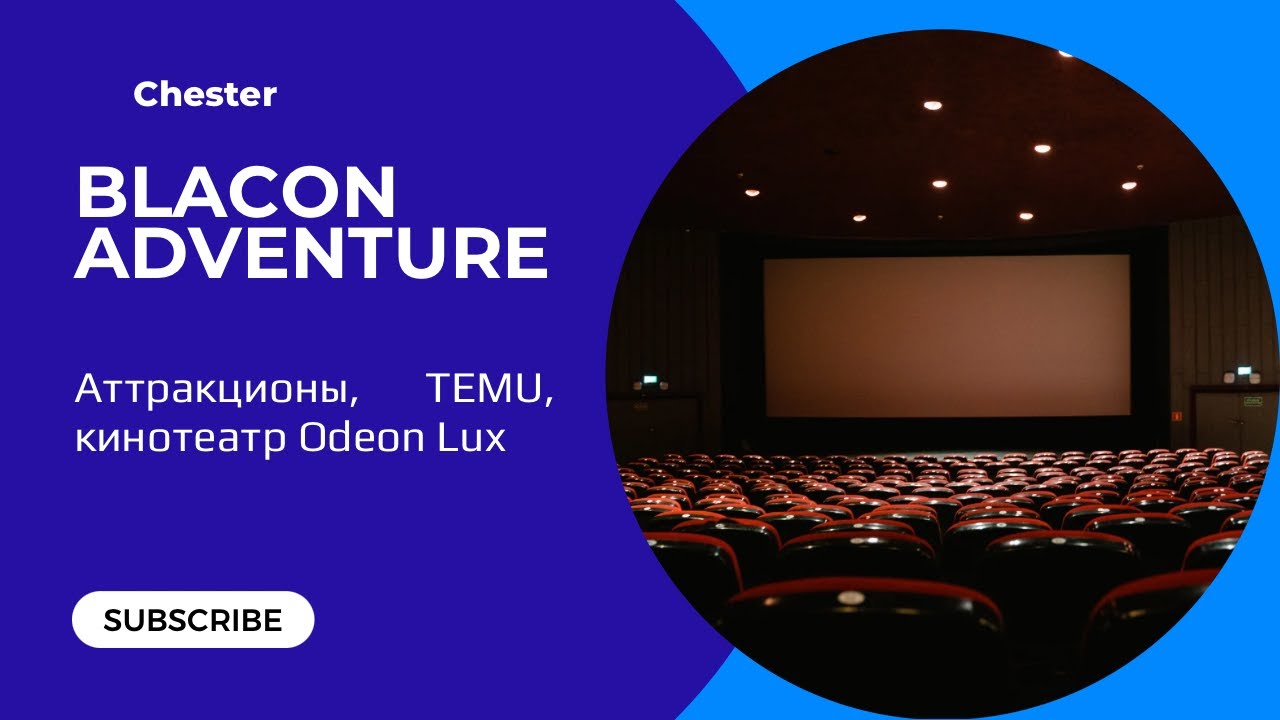 Chester Blacon Adventure, аттракционы, покупки с Temu, пошли с сыном в кино.