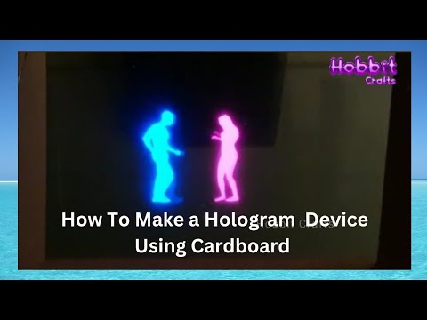 How to Make a Hologram Device at Home? | Cardboard Craft. - YouTube