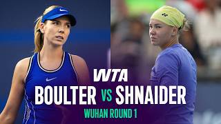 Katie Boulter vs. Diana Shnaider | 2026 Wuhan Round 1 | WTA Match Highlights