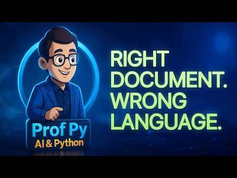 Spanish-to-English Query Translation in Python: Search English Documents
