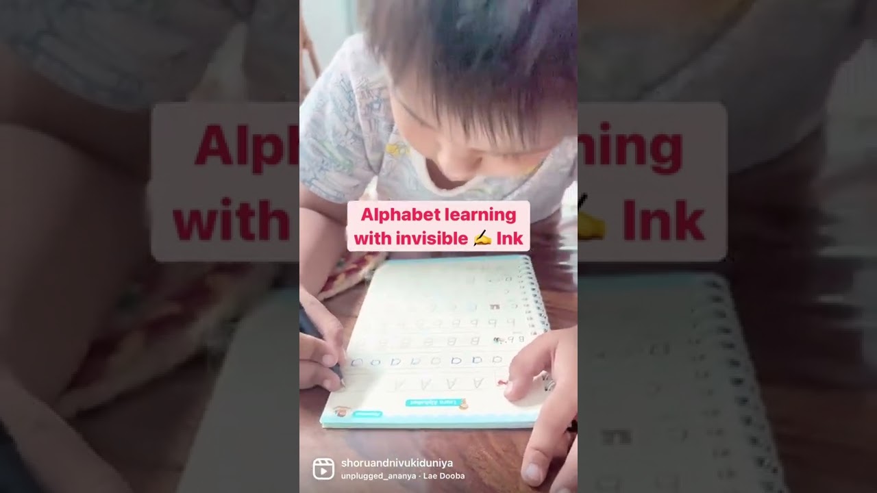 Sank magic practice book | invisible ink