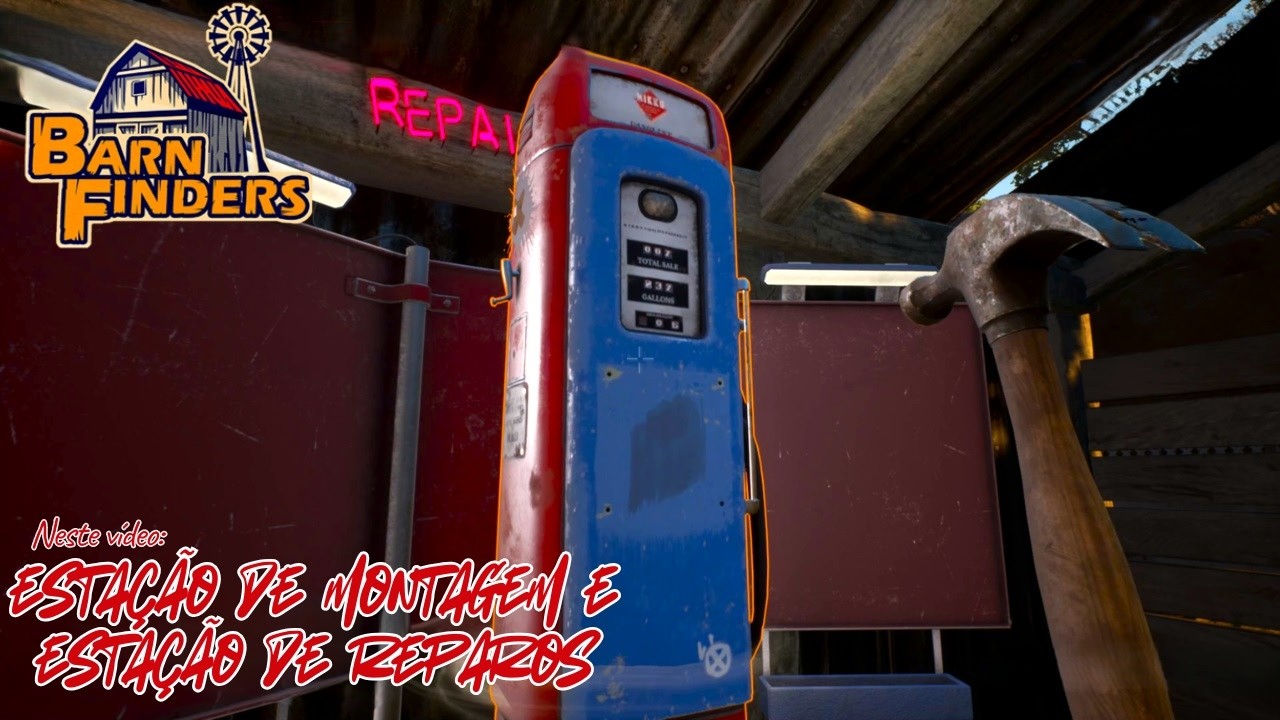 Barn Finders - Estação de Reparos e Estação de Montagem de Itens (Guia 100% PT-BR na descrição)