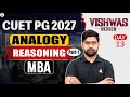 CUET PG MBA 2027 Logical Reasoning | Analogy | Adda247 CUET PG Prep