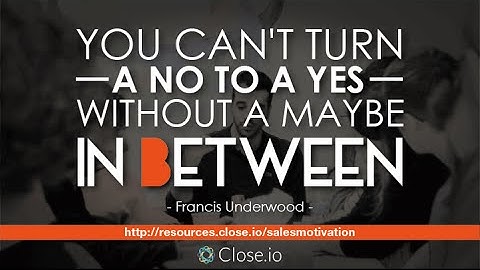 Sales motivation quote: You can