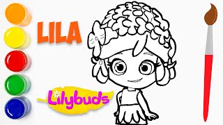 Dibujos Para Principiantes Dibujando A Lila Lilybuds - Dibujos Para Niños - Cat Color