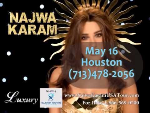 NAJWA KARAM USA TOUR 2014