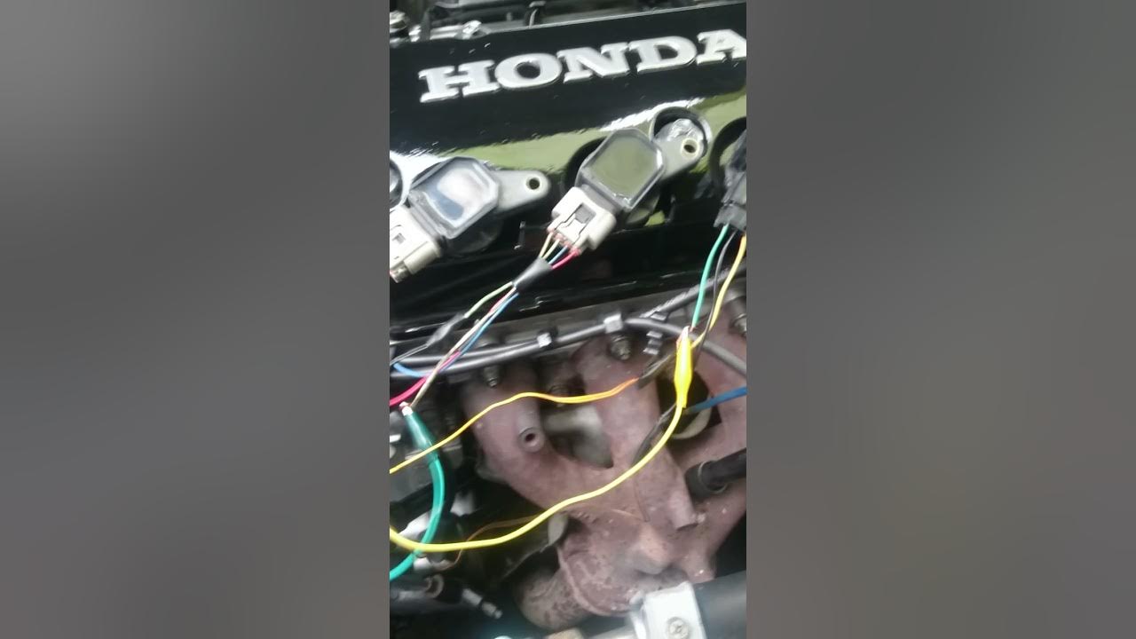 honda coil on plug conversion - YouTube