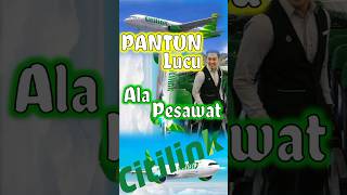 Kocak..! Pantun Lucu Pramugara Citilink✈️ #shortvideo #pesawatcitilink #pantun #pramugara #maskapai