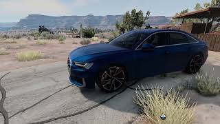 Beamng Drive Gameplay Cruising With The Audi A6 In Utah