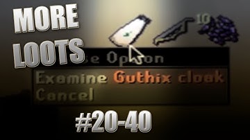 Runescape 2007 - Loot from 40 Level 2 Clue Scroll Rewards