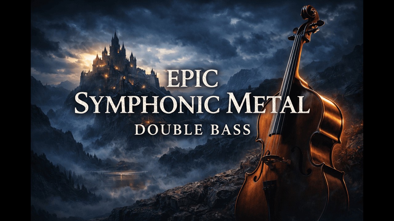 Epic Symphonic Metal with Double Bass 🎻 Deep Focus Study Music