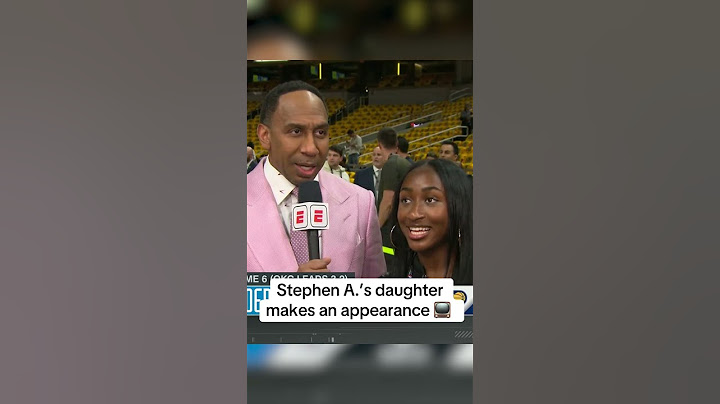 Stephen A.'s reaction to his daughter joining him on SportsCenter 😂