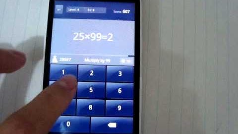 Math Tricks - Single game - To the bitter end - level 04 (Number Keyboard)