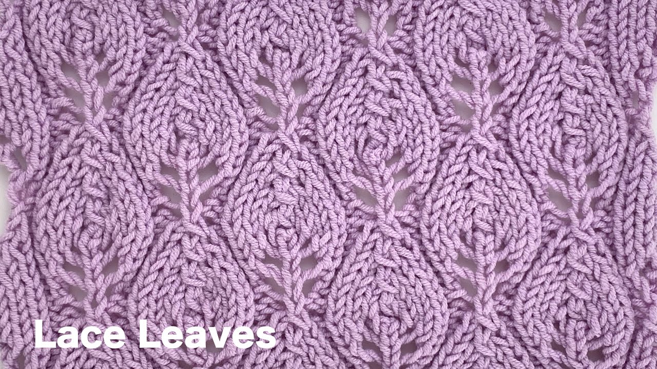 lace-leaves-knitting-stitch-patterns-youtube