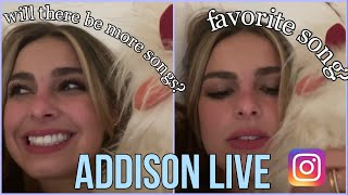 Addison Rae instagram live\/March 30 2021