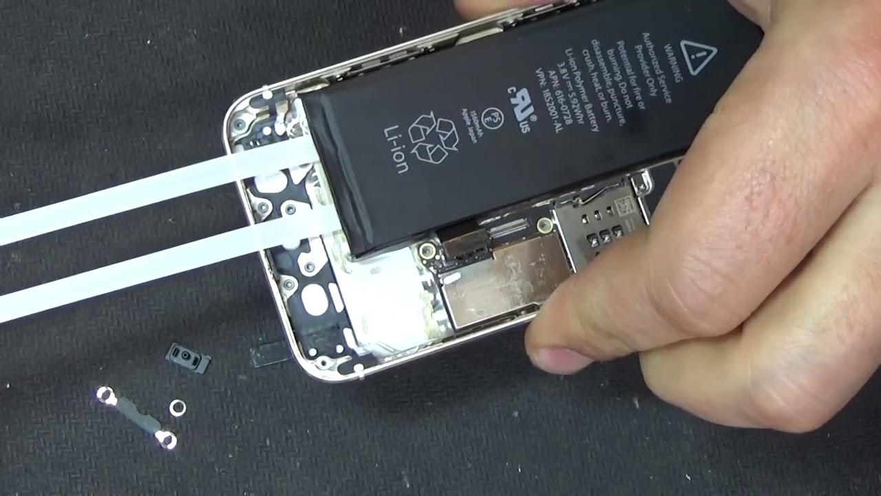 iPhone 5s замена корпуса - YouTube
