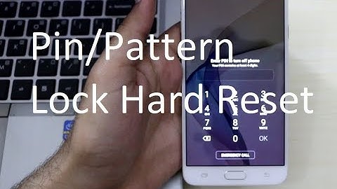 Samsung Galaxy J7 Prime Pin/Pattern Lock Hard Reset (100% Working Method)