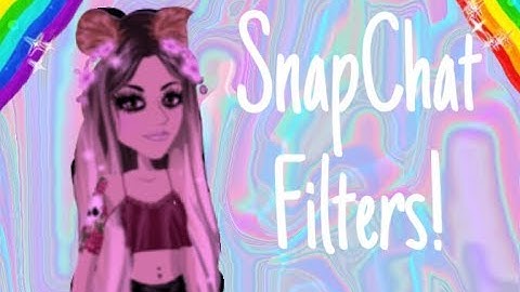 SnapChat filter on msp character!