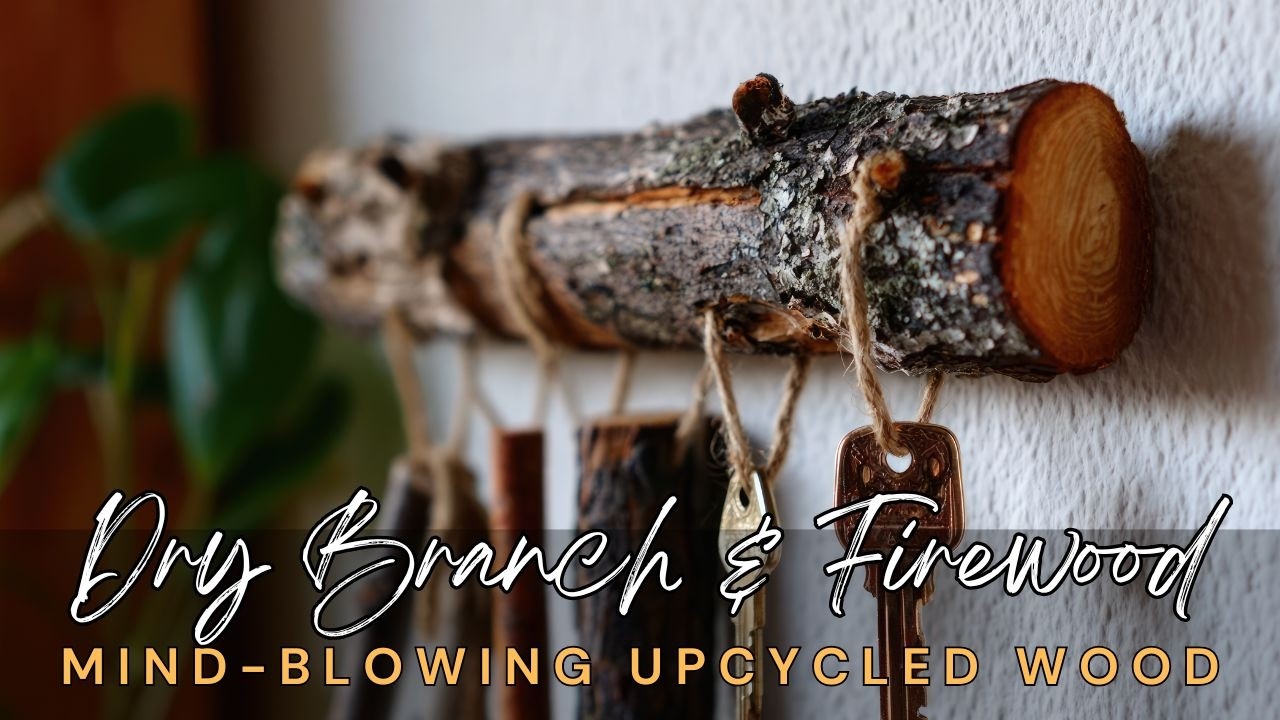 🍂🪵 Гениальные идеи для сухих веток и дров: потрясающие преобразования в искусстве из переработанн...