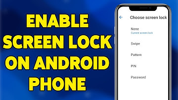 How To Enable Screen Lock On Android Phone 2025 | Set Up Lock Screen Security
