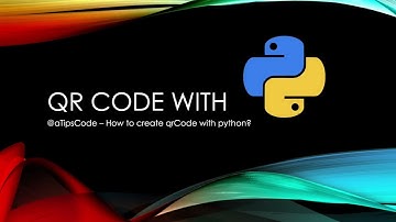 Python QR Code Generator In 1 Minute | Python QR Code Tutorial