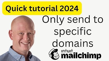 Mailchimp | How To Target Email Campaigns at Specific Domains 👍