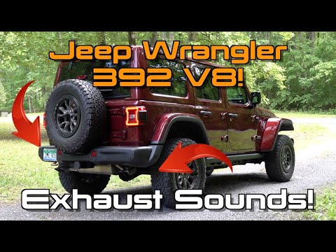 Listen To The Sweet Sounds Of The 470 HP Jeep Wrangler 392's V8! - YouTube