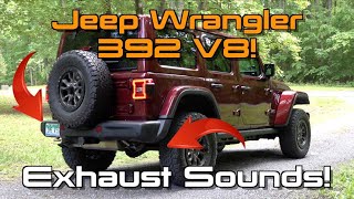 Listen To The Sweet Sounds Of The 470 HP Jeep Wrangler 392's V8! - YouTube