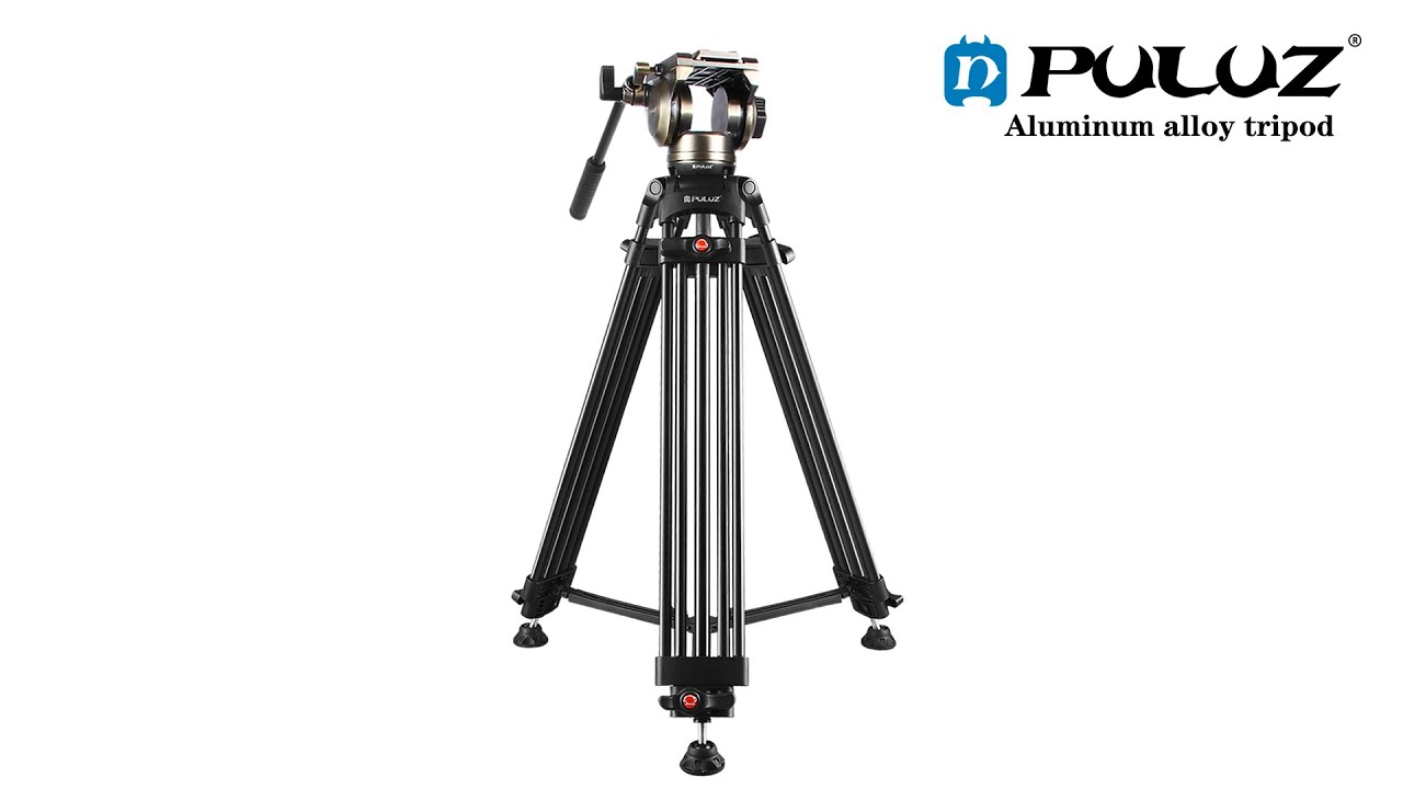 Puluz Heavy Duty Alluminum Tripod For Dslr/ Slr Cameras