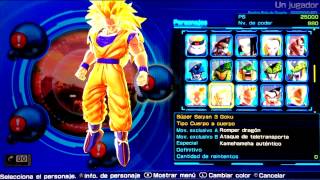 [VITA] Dragon Ball Z Battle of Z | Todos los personajes | Todas las misiones |