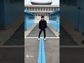 北朝鮮と韓国の国境で反復横跳びしてみた #shorts
