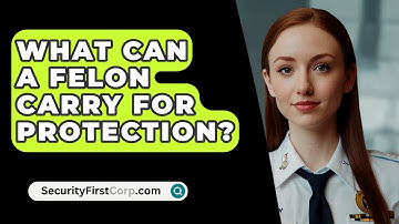 What Can A Felon Carry For Protection? - SecurityFirstCorp.com