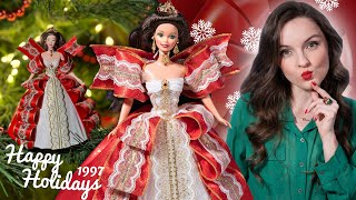 КУКЛА VS ЕЛОЧНАЯ ИГРУШКА! Barbie Happy Holidays 1997: обзор-сравнение, распаковка